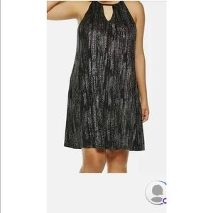 Black Sparkle swing dress